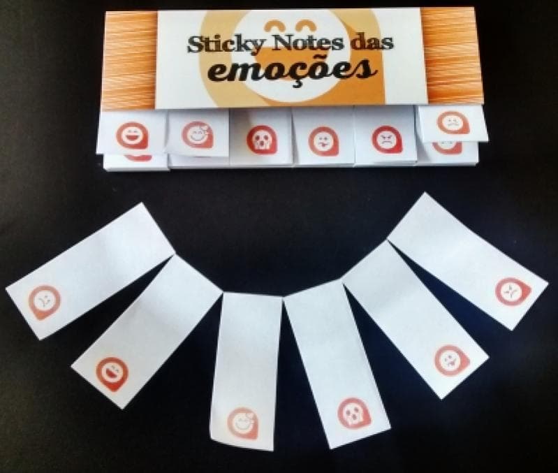 STICKY NOTES DAS EMOÇÕES